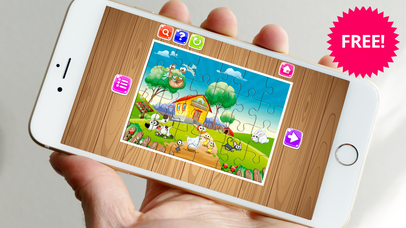 Farm Animal Jigsaw Puzzle Fun Free Game For Kids screenshot 3