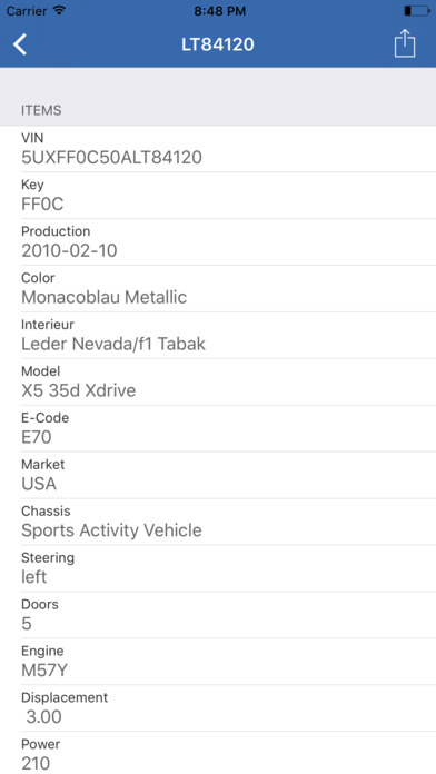BMW VIN Decoder for BMW & Mini screenshot 2
