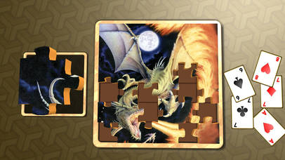 Jigsaw Solitaire Dragons screenshot 4