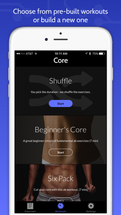 Ab & Core Daily Workout Trainer by FitCircuit screenshot 2
