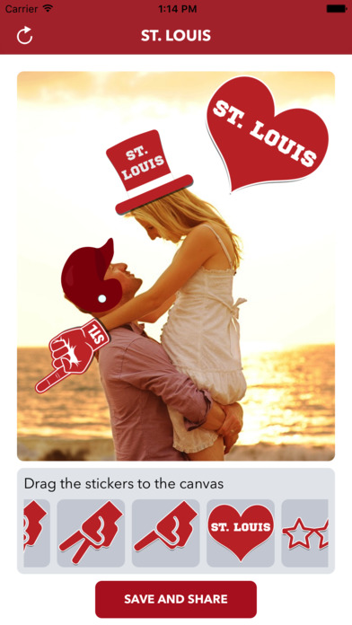 St. Louis Baseball Stickers & Emojis screenshot 3