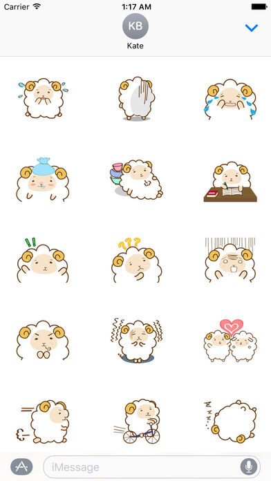 Greedy Sheep Stickers screenshot 3