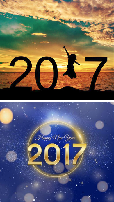 Happy New Year 2017 Wallpapers & Countdown Clock screenshot 3