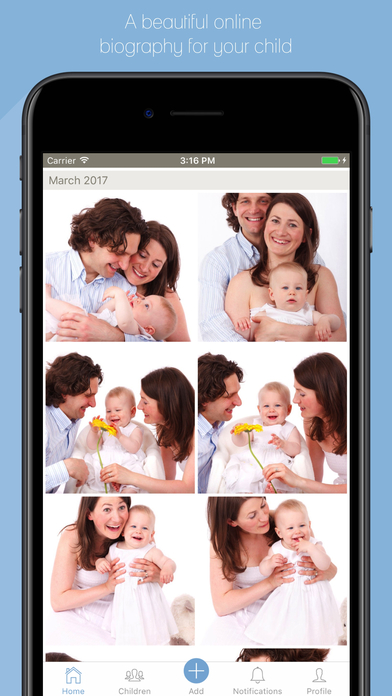 MyBabyBio: Online Baby Diary screenshot 2