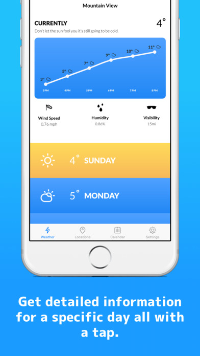 Clime - A free & simple weather forecast report screenshot 2