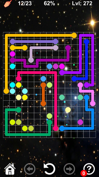 Connect colored lines - puzzle screenshot 2