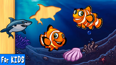A Free Ocean Animals Puzzle for Kindergarten Kids screenshot 2