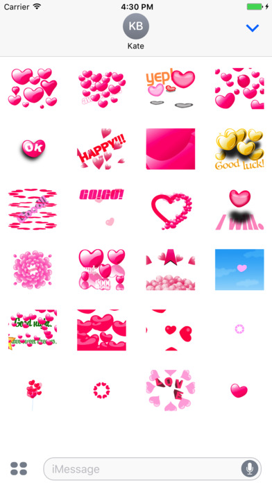 I love Heart Animated Stickers screenshot 3