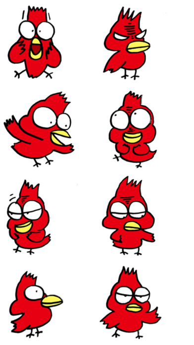 Red Crow - Stickers Pack screenshot 2