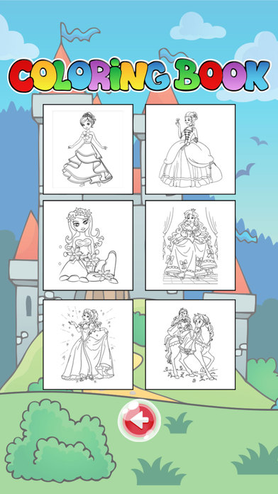 Princess coloring book For Toddler And Kids Free! screenshot 3
