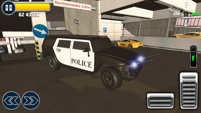Multi-Storey Police Car Parking Driver Sim-ulator screenshot 2