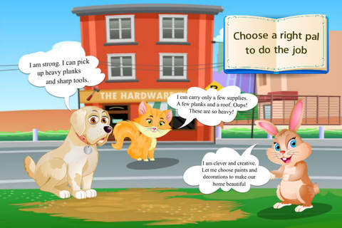 Cute Pet House Story screenshot 2