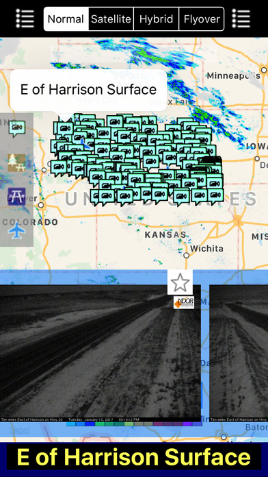 Nebraska NOAA Radar with Traffic Cameras screenshot 2