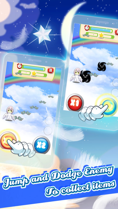Cute Angels Jump Tapping Games Pro screenshot 2