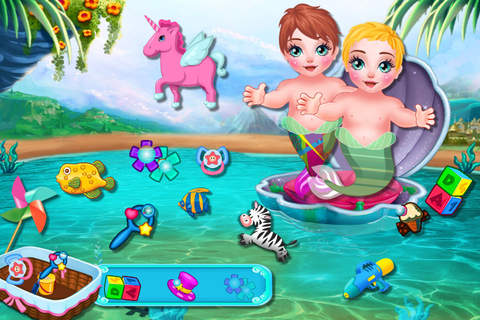 Mermaid Twins Happy World screenshot 2