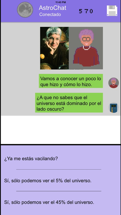 AstroChat Mujeres Espaciales screenshot 3