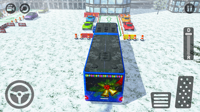 Winter Bus Driver 3D Simulator: Snow Hill Parking screenshot 2