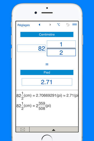 Feet to centimeters and cm to ft length converter screenshot 4