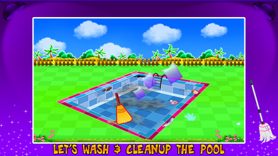 Swimming Pool Repair & Cleanup- Cleaning Game screenshot 2