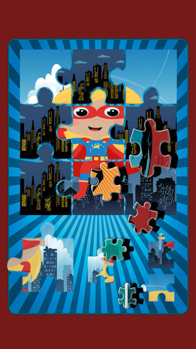 Jigsaw Puzzle Kids The Super Hero screenshot 2