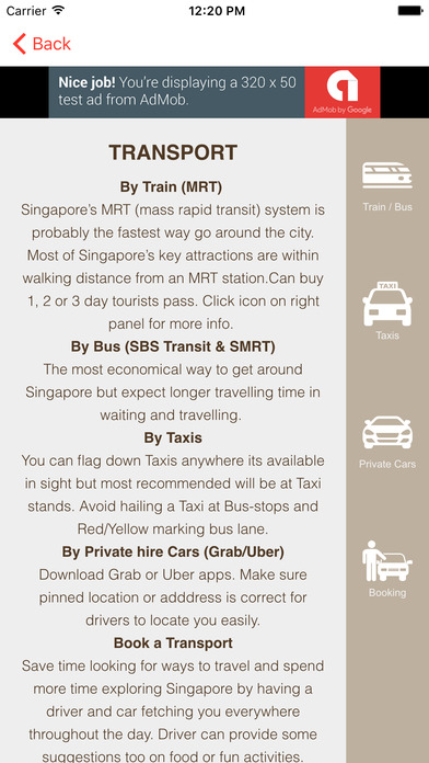 in Singapore Travel Guide screenshot 4