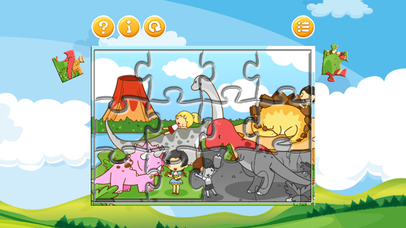 Kids Dinosaur Puzzle Games: Jigsaw Toddlers Free screenshot 2