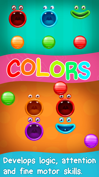Shapes & Colors Toddler baby kids learning games screenshot 2