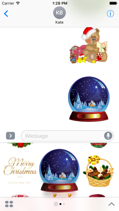 New Year Stickers Pack iMessage Edition screenshot 4