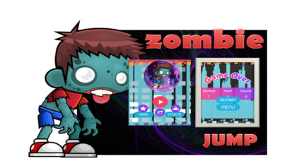 Zombie Jump and Run educational games screenshot 2