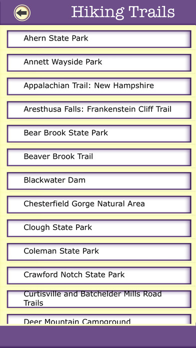 New Hampshire Campgrounds And Hiking Trails screenshot 4