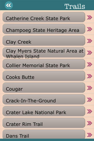 Oregon State Campgrounds & Hiking Trails screenshot 4
