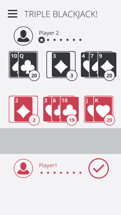 Triple Blackjack! screenshot 2