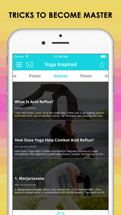 Yoga Inspired - Poses, Asanas, Videos screenshot 3