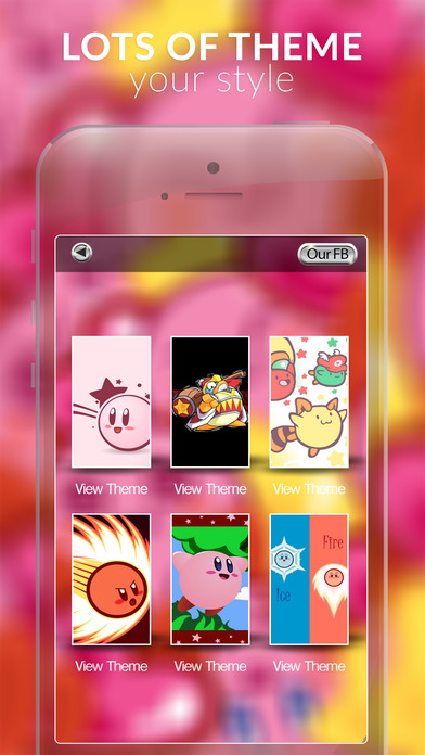 Video Games Wallpapers Fantasy Themes "For Kirby " screenshot 2