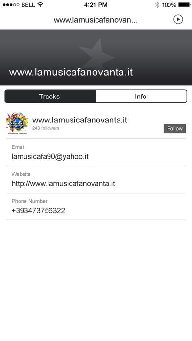 www.lamusicafanovanta.it screenshot 2