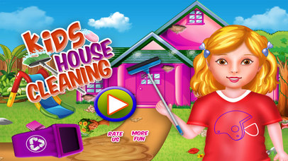 Kids House Cleaning Games screenshot 2