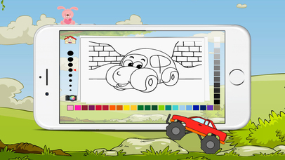 The Coloring Book of a car and animals for kids screenshot 3