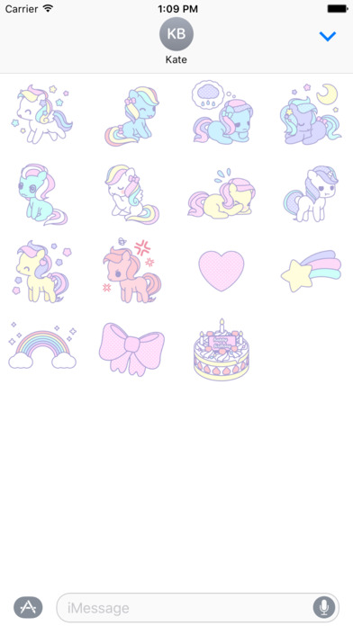 Pastel Ponies Sticker Pack screenshot 2