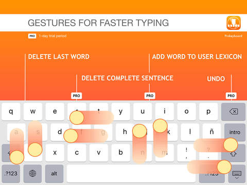 Prokeyboard LITE Professional keyboard screenshot 4