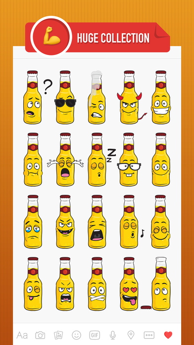 BeerMoji - beer stickers and emoji for iMessage screenshot 2