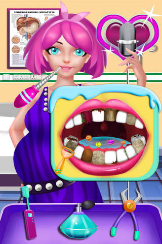 Star Girl's Magic Dentist-Teeth Surgery Simulator screenshot 3