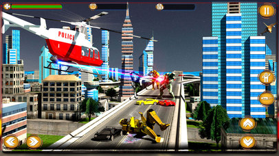 Police Helicopter Robot Simulator screenshot 2