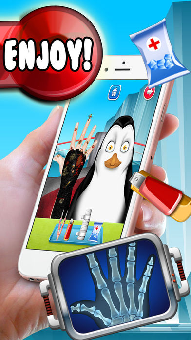 Penguin Nail Doctor Game: Jungle Club screenshot 2