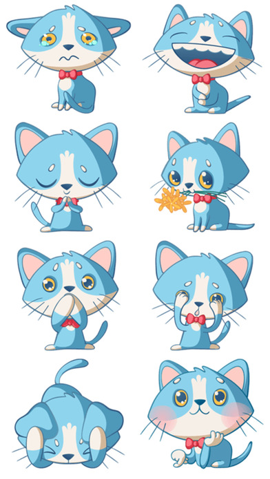 Sweet Cat Stickers! screenshot 4
