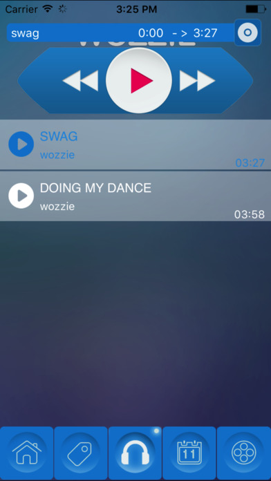 WOZZIE fan app screenshot 2