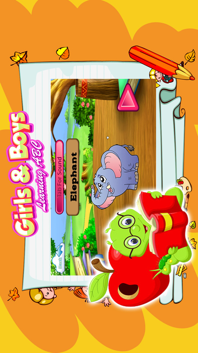 Girls & boys learning abc with educational games screenshot 2