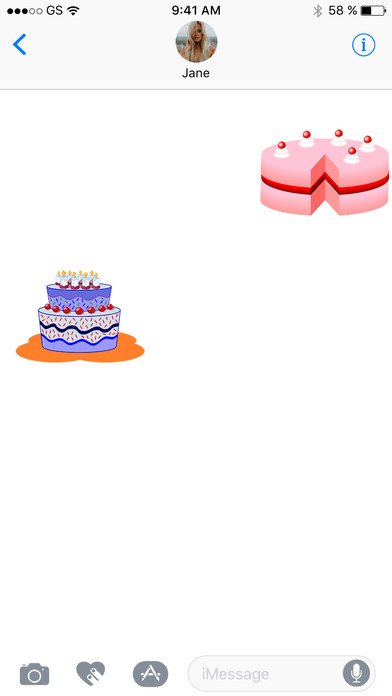 Cakes One Sticker Pack screenshot 3