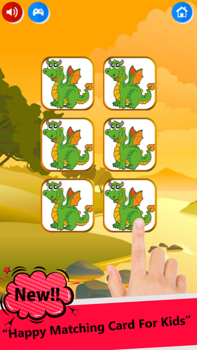 Dragon Cartoon Matching Cards screenshot 3