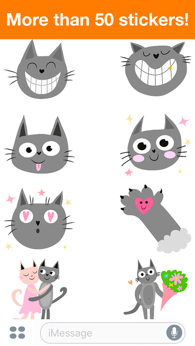 Cats - Cute stickers screenshot 2