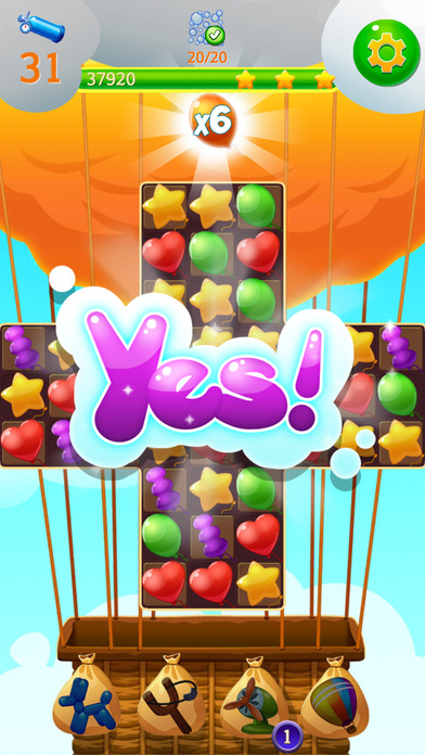 Balloon Match 3: Paradise Pop - Puzzle Game screenshot 4
